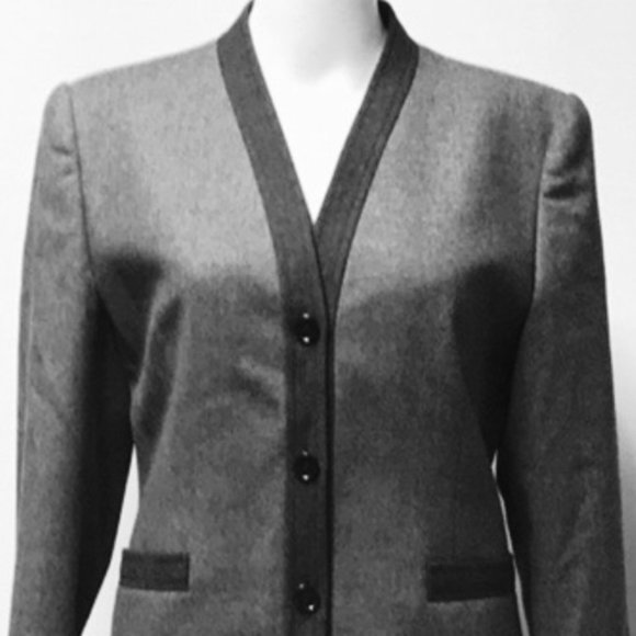 NWOT GIVENCHY Wool Two-Piece Skirt Suit - Picture 4 of 9
